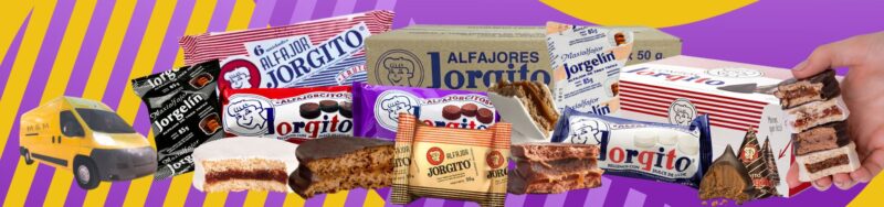 Linea completa de Alfajores Jorgito