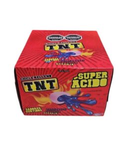 CAJA CHICLE RELLENO TNT SUPER ACIDO x40u