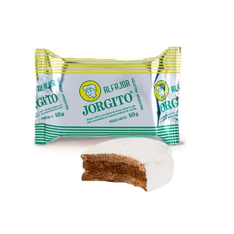 C/U ALFAJOR JORGITO BLANCO - AZUCARADO x50g - Imagen 2