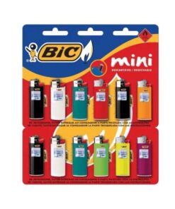 TIRA ENCENDEDORES MINI BIC X12u.