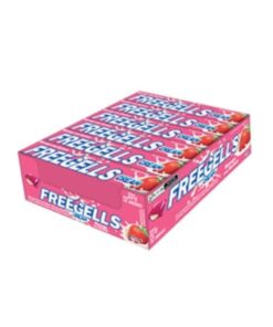 CJA PASTILLAS FREEGELLS FRUTILLA C/ CREMA x12u