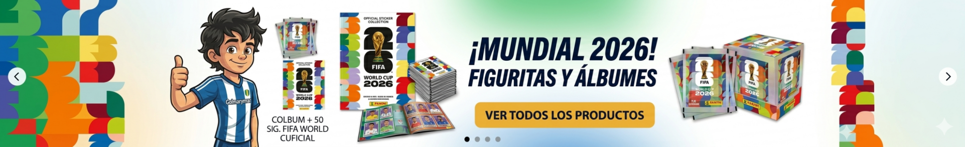 Figuritas del mundial 2026 oficial de Panini