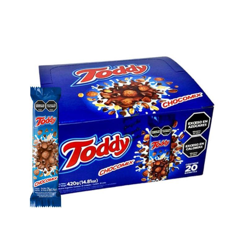 C/U BARRA CEREAL TODDY 20x21gs