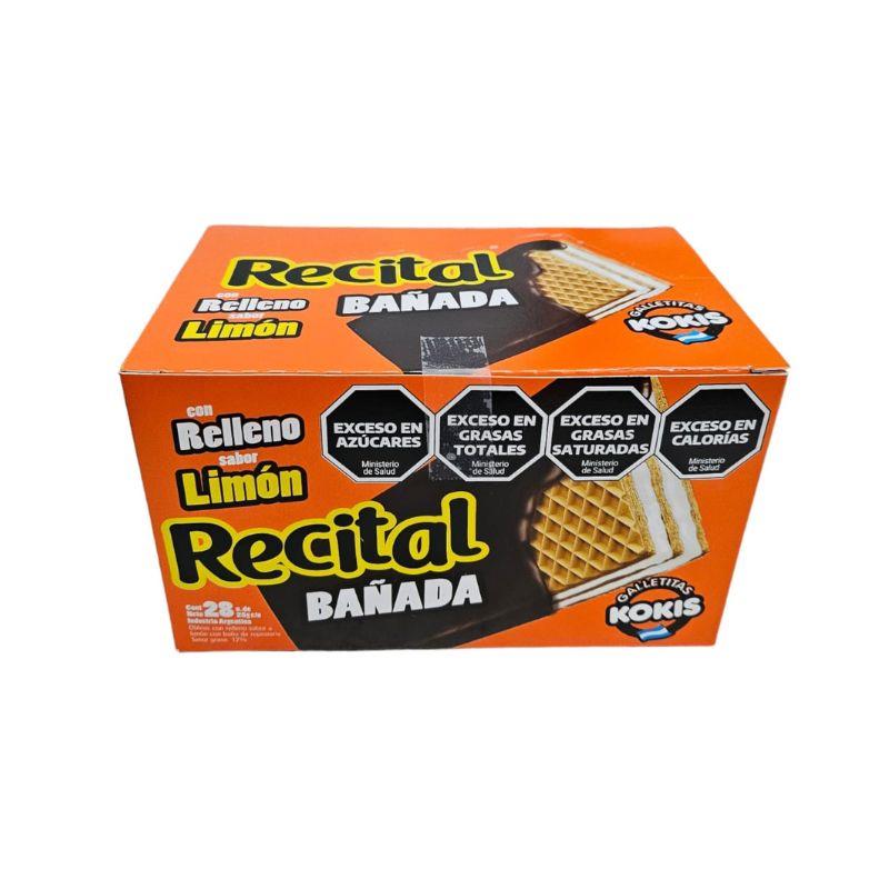 C/U OBLEA KOKIS RECITAL BAÑADA C/CHOCOLATE x25g (28)